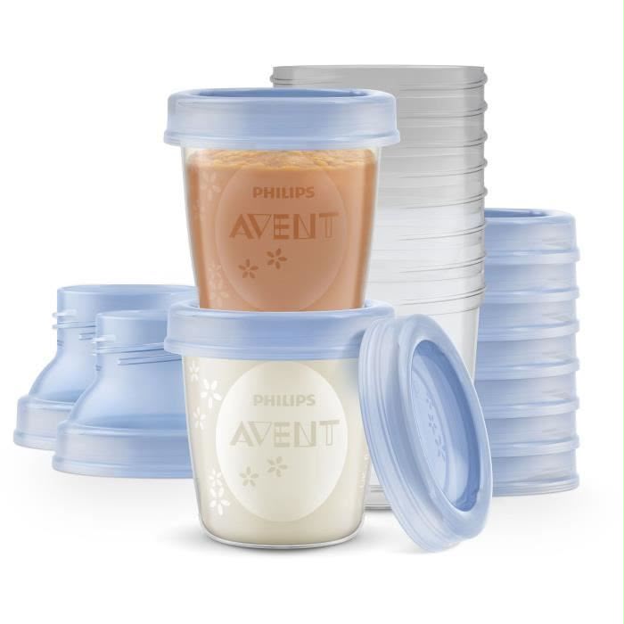 Vasos De Almacenamiento Leche 10unid Cap 180ml