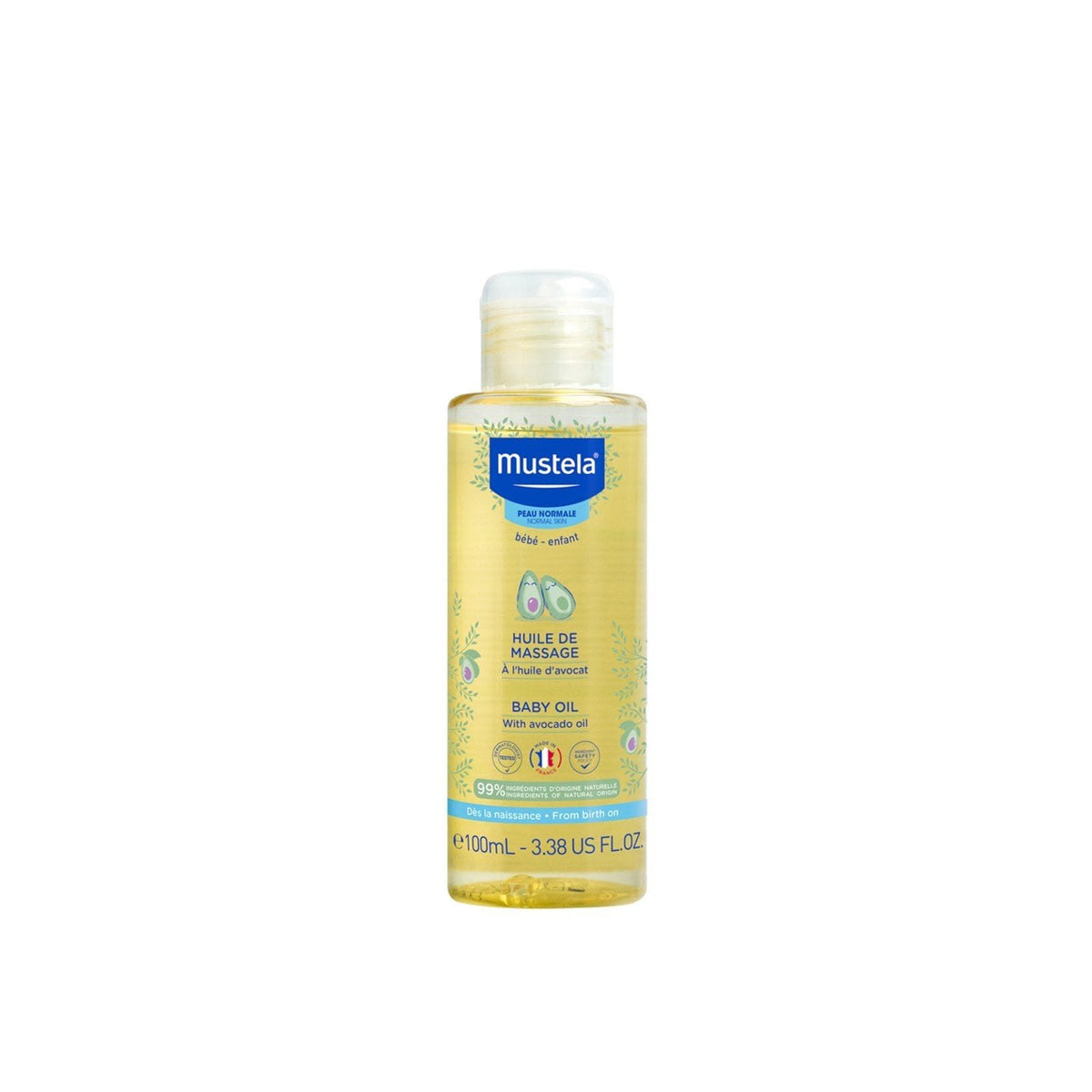 Aceite de masaje palta 100ml Mustela