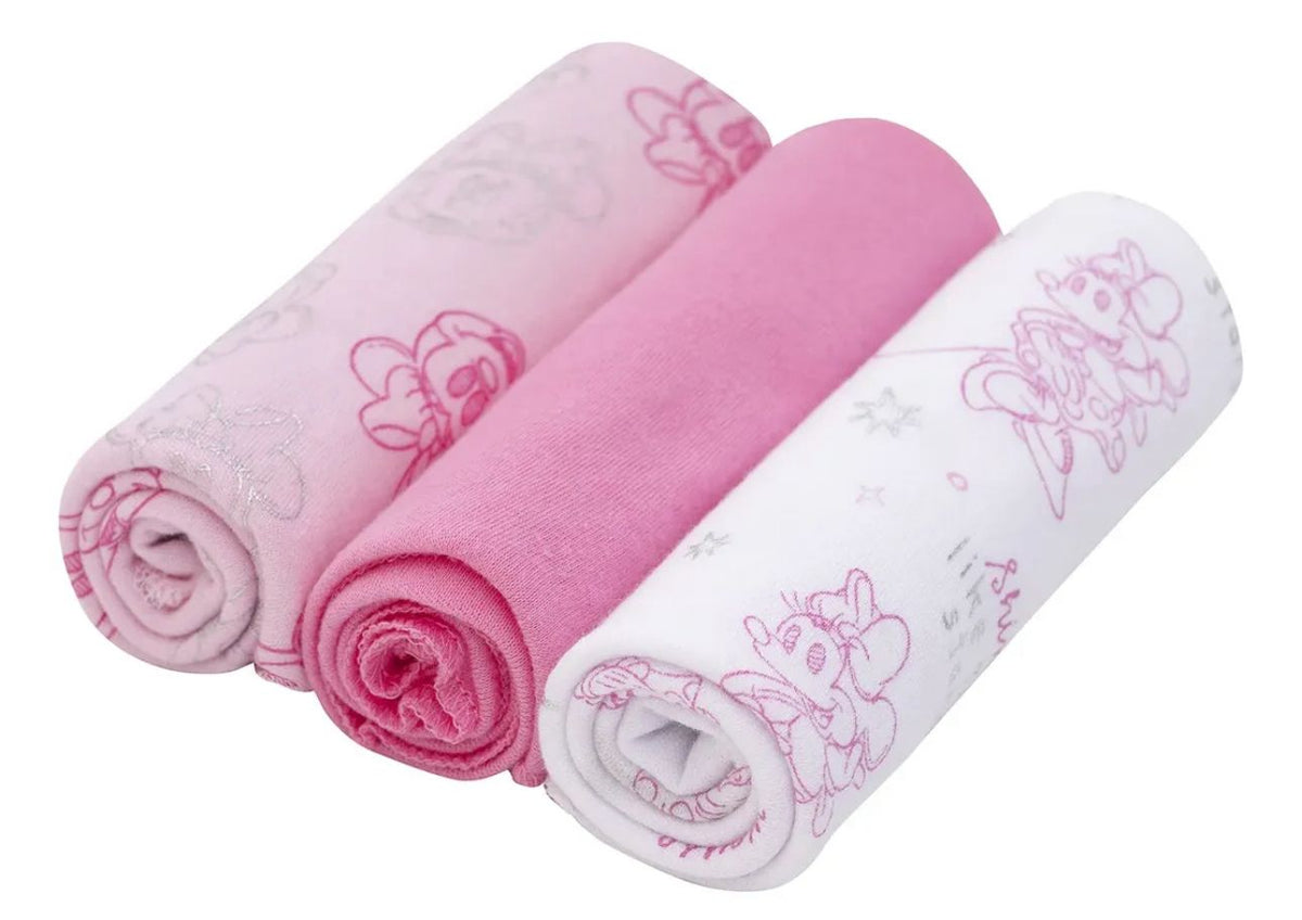 Tutos pack3 suavecitos minnie Bambino Rosado