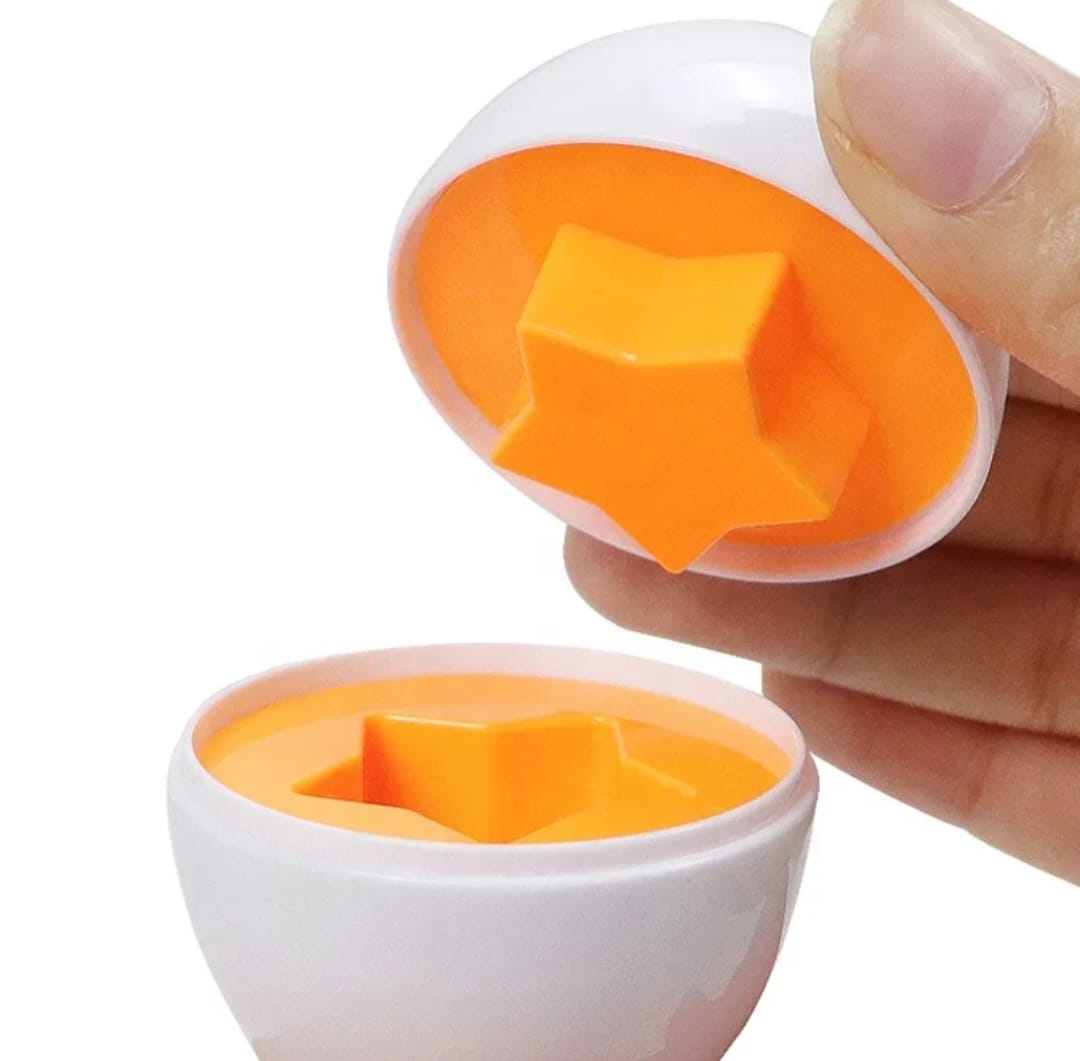 Juego Encaje Huevos Montessori Figuras Niños 06 pzs