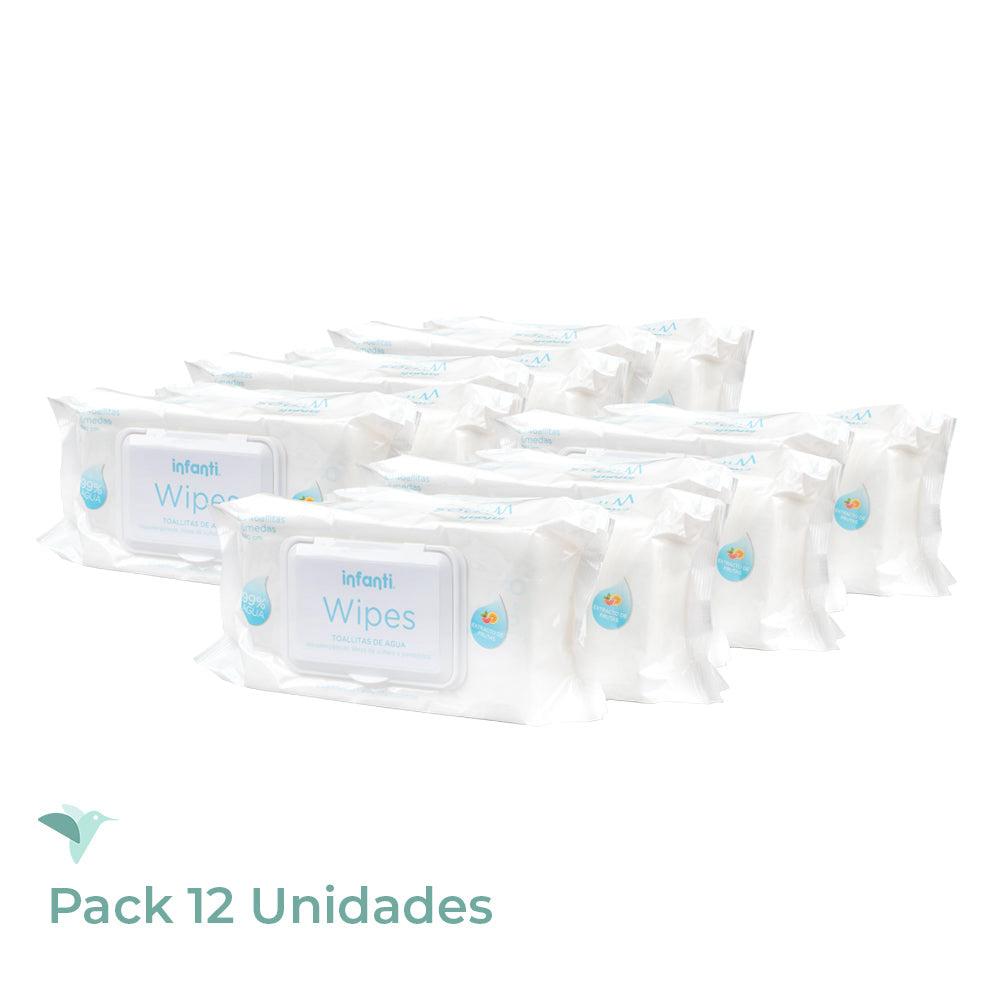 Toallitas Húmedas Water Wipes Caja 12 X 80 Uni Infanti