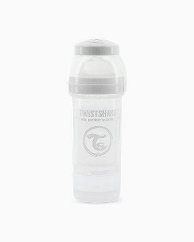 Mamadera Twistshake Anti-cólico 330ml blanco