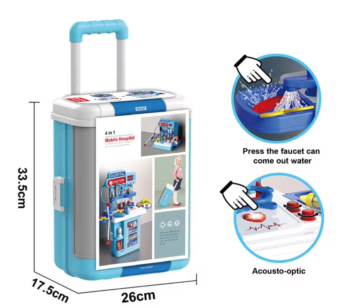 Set Doctor Medicina Juguete Maleta Juego De Roles Niños