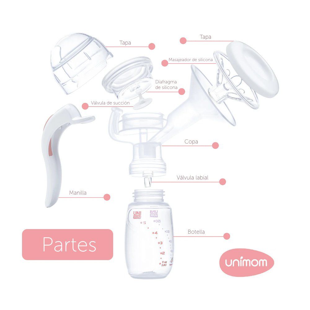 Extractor De Leche Manual Unimom Mezzo
