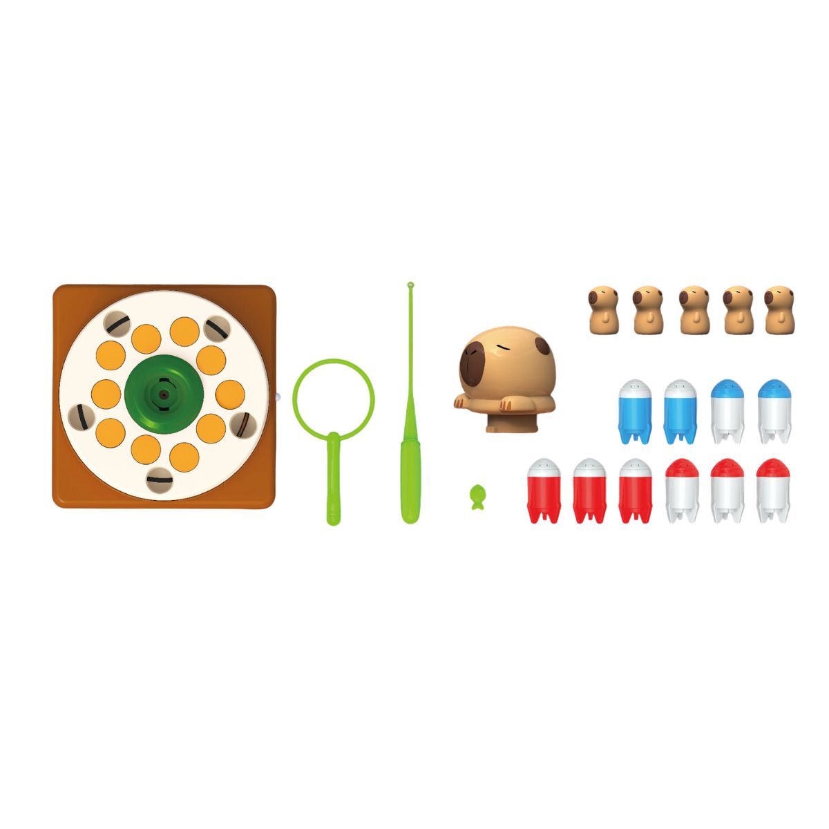 Juego De Mesa Pesca Milagrosa Giratorio Capibara