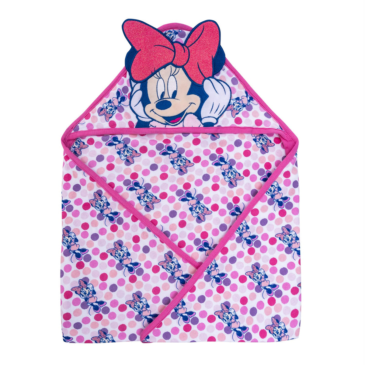 Toalla De Baño Bebe Con Capucha Bambino Minnie