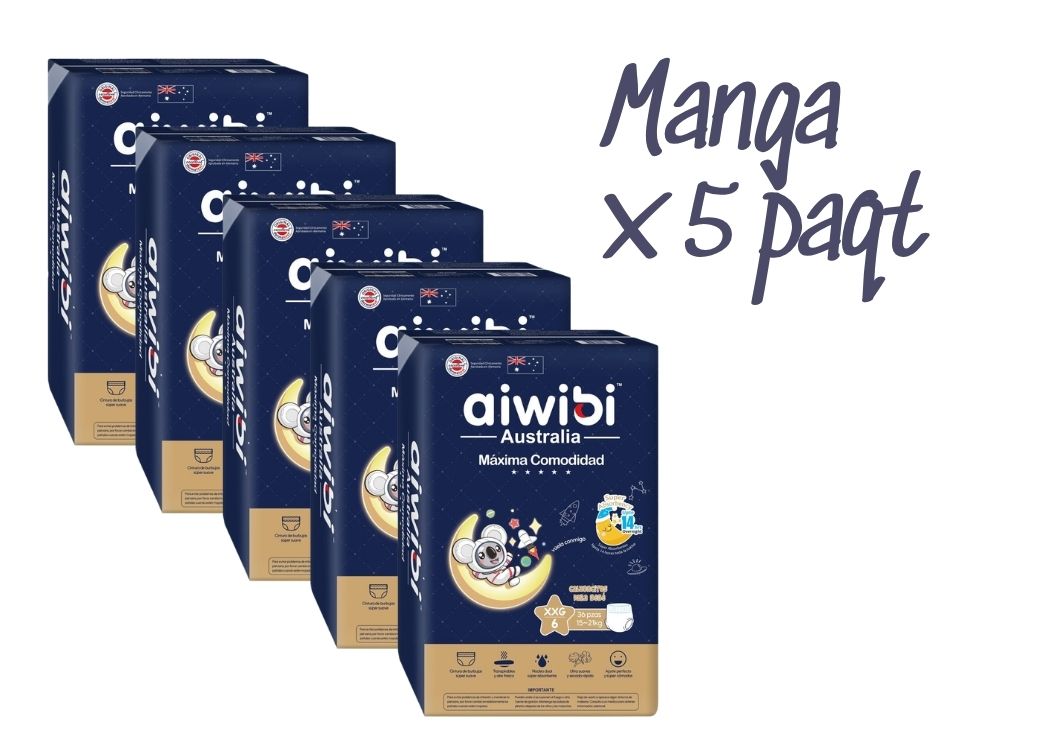 Pañales Aiwibi Pants Dulce Noche Calzoncillos Extra Extra Grande (XXG)
